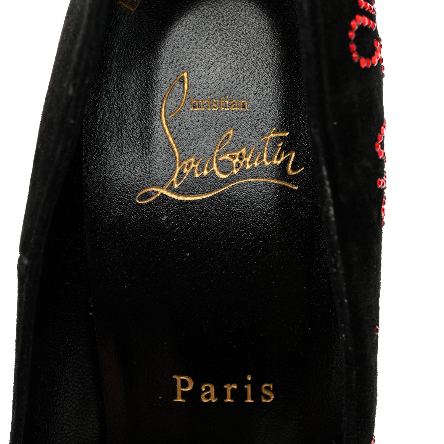 Christian Louboutin Veau Velours Hottie Walkie 120 Pumps 38 Black 6 of 11