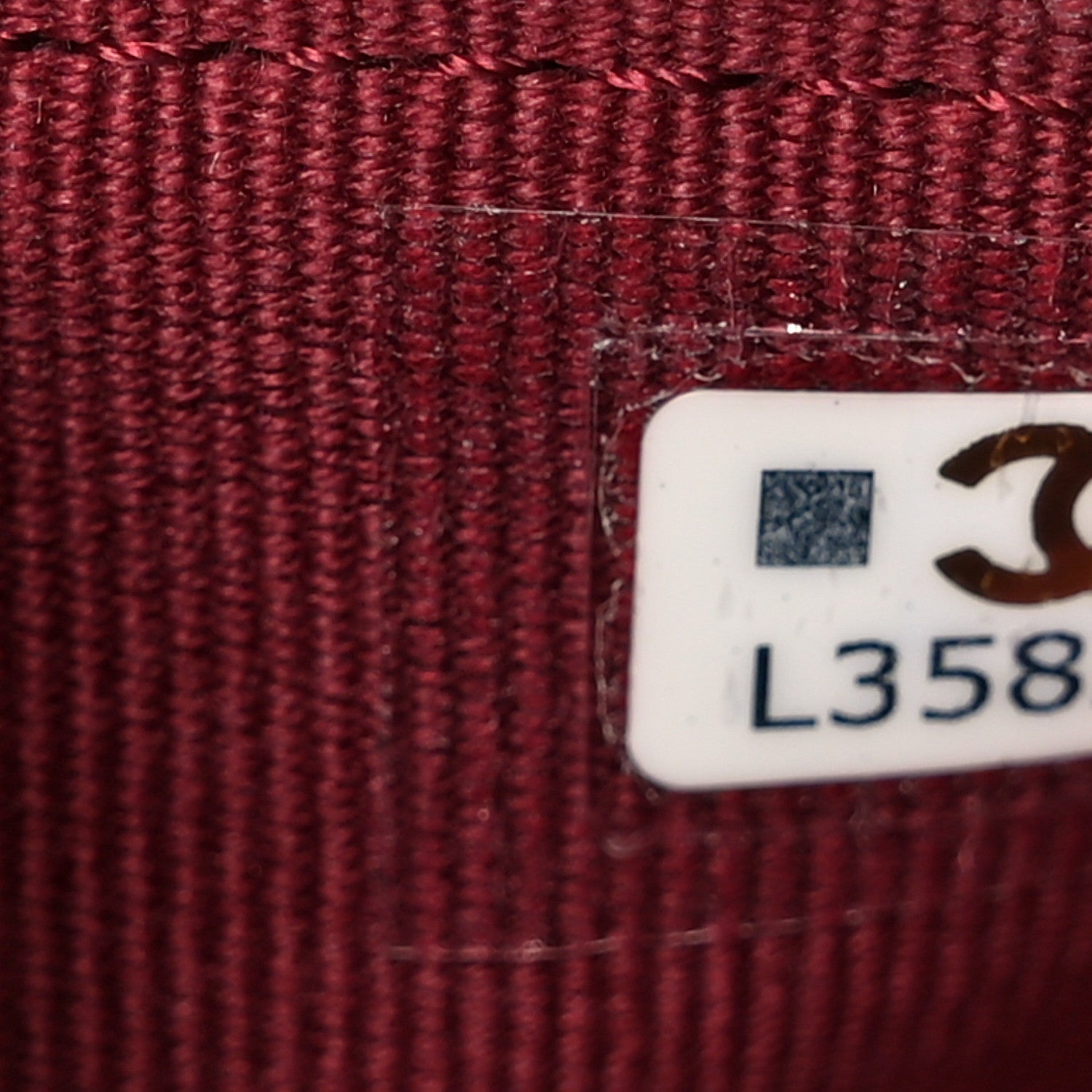 Chanel Caviar Quilted Flap Card Holder Wallet Burgundy 8 of 10