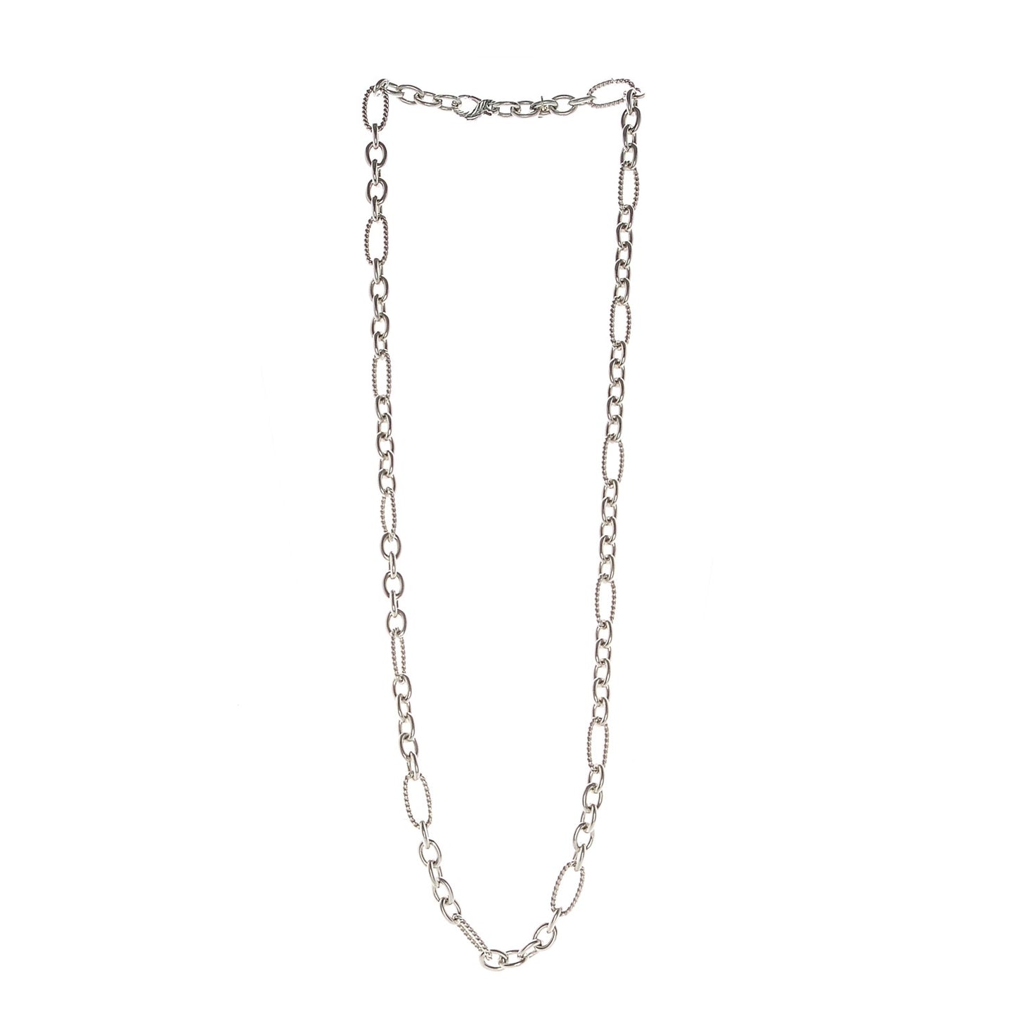 Sterling Silver Figaro Chain Necklace