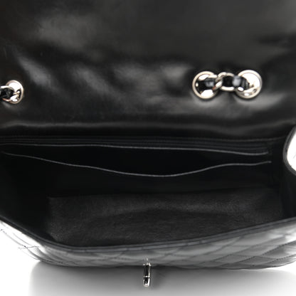 Chanel Patent Quilted Jumbo Double Flap Black 5 of 11