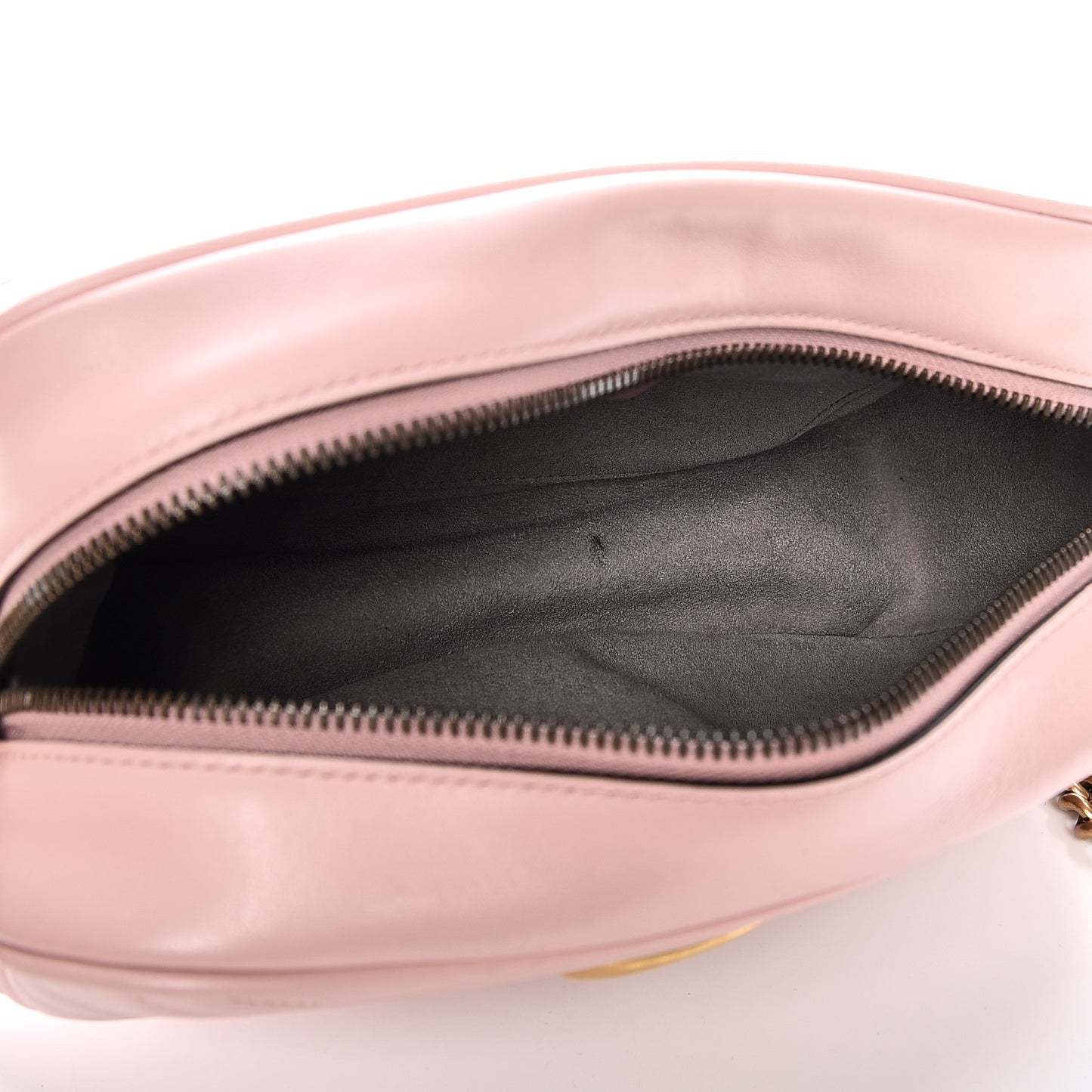 Calfskin Matelasse Small GG Marmont Chain Shoulder Bag Perfect Pink