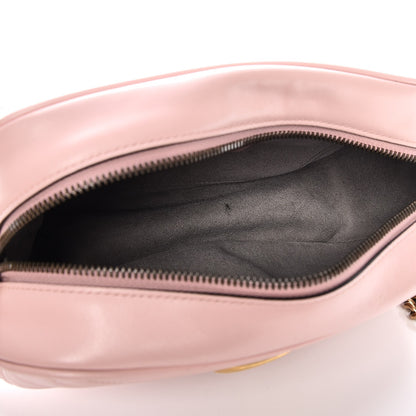 Gucci Calfskin Matelasse Small GG Marmont Chain Shoulder Bag Perfect Pink 5 of 10
