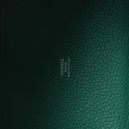 Hermes Taurillon Clemence Picotin Lock 18 PM Vert Jade 6 of 10