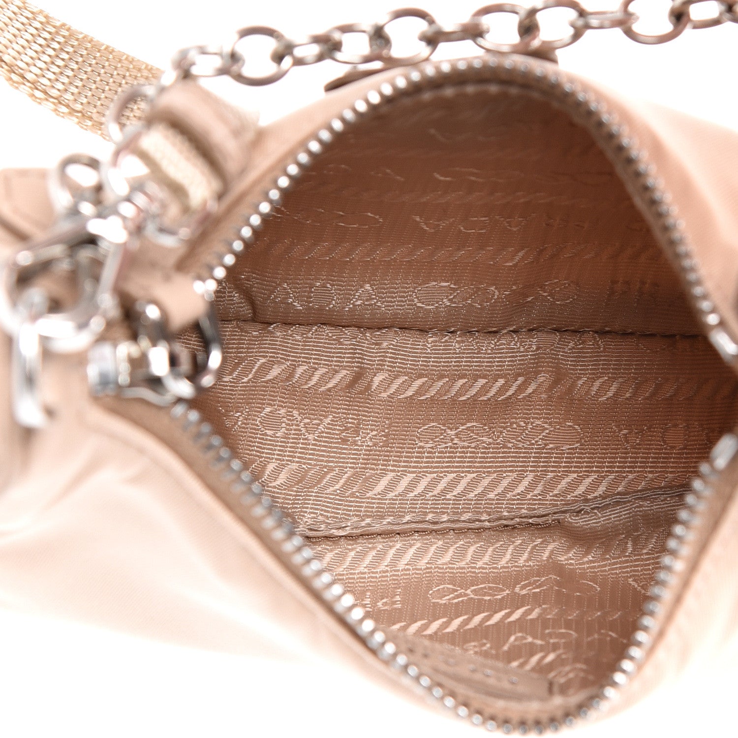 Prada Tessuto Nylon Saffiano Mini Re-Edition 2000 Shoulder Bag Cammeo 4 of 10