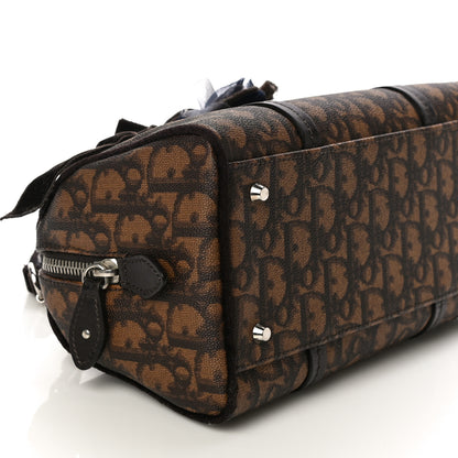 Christian Dior Monogram Trotter Romantique Boston Bag Brown 7 of 12
