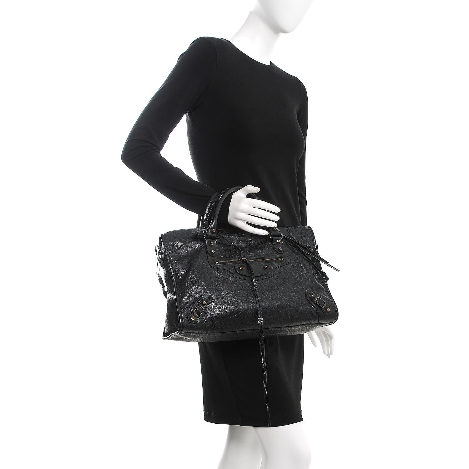 Balenciaga Agneau Classic Hardware City Black 3 of 8