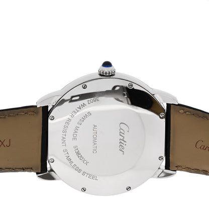 Cartier Stainless Steel Alligator 42mm Ronde Solo Automatic Watch 4 of 5