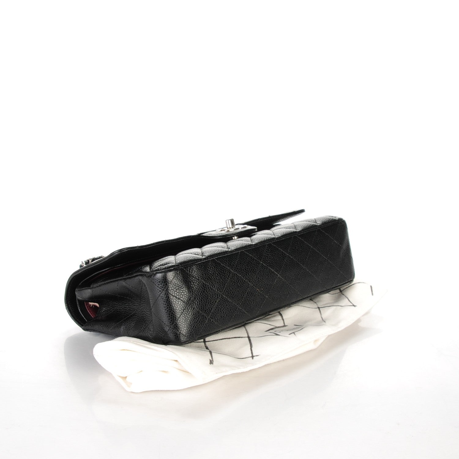Chanel Caviar Quilted Medium Double Flap Black 4 of 7