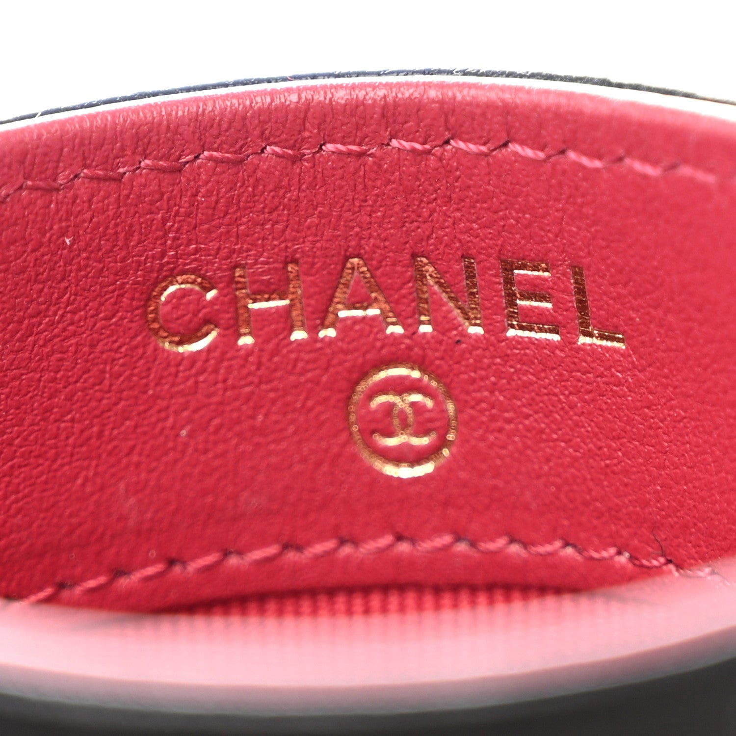 Chanel Lambskin Quilted Chanel 19 Card Holder Black 6 of 13