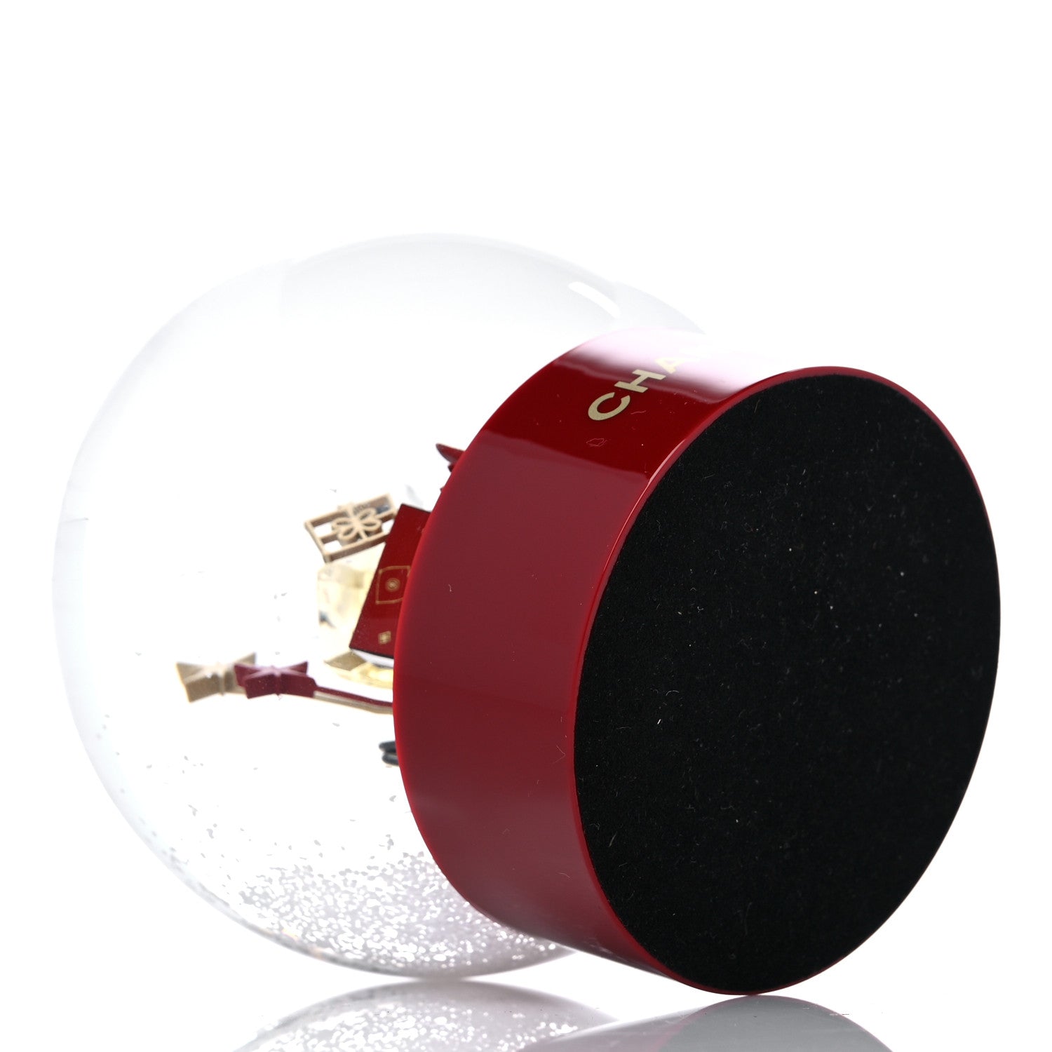 Chanel Glass N°5 Perfume Bottle Snow Globe Red 5 of 6