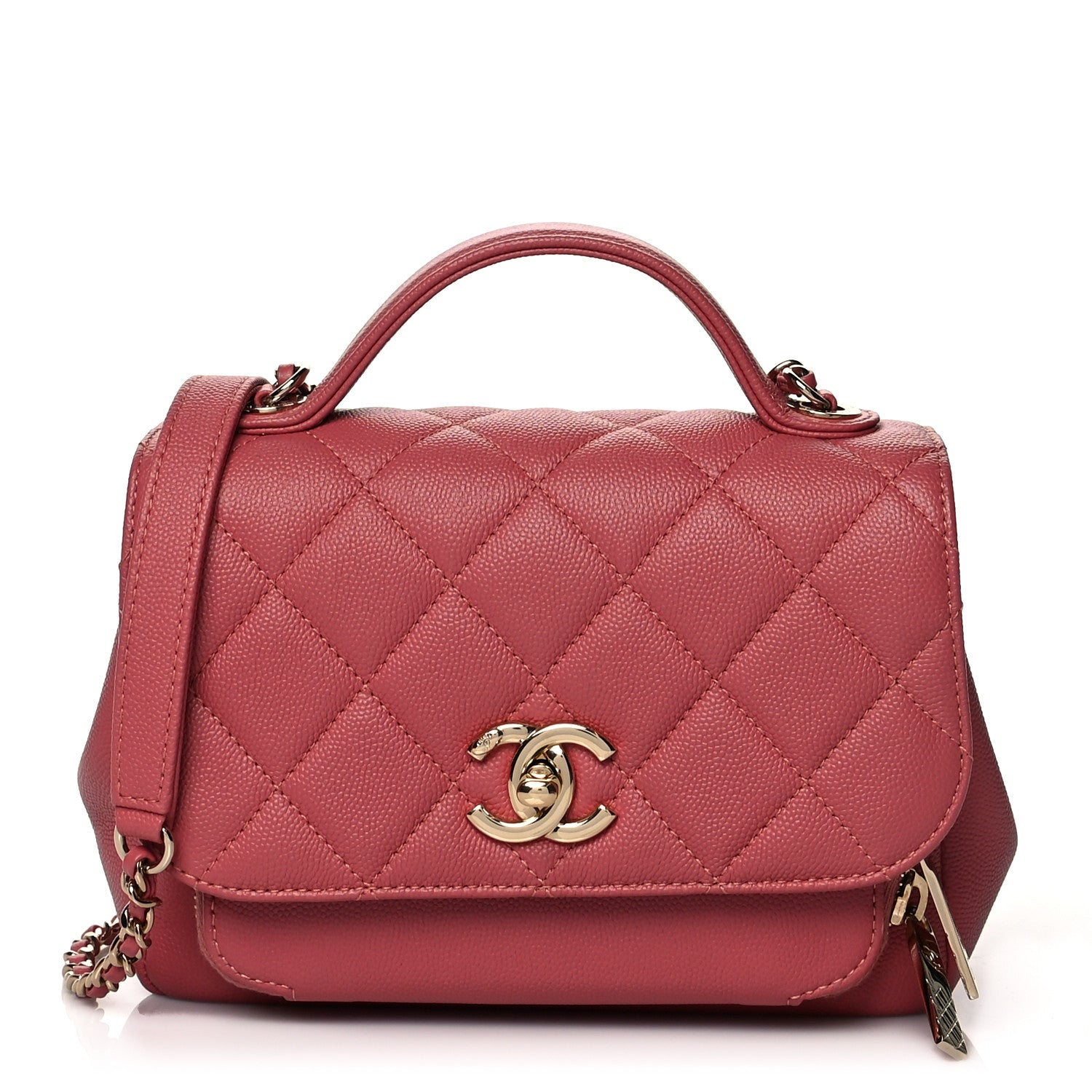 Chanel Caviar Quilted Small Business Affinity Flap Pink 1 of 11