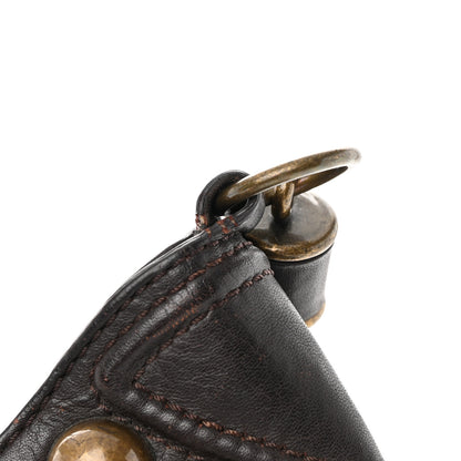 Burberry Calfskin Studded Medium Alverton Hobo Chocolate 15 of 19