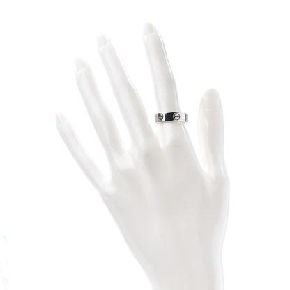 Cartier 18K White Gold 5.5mm LOVE Ring 53 6.25 2 of 4