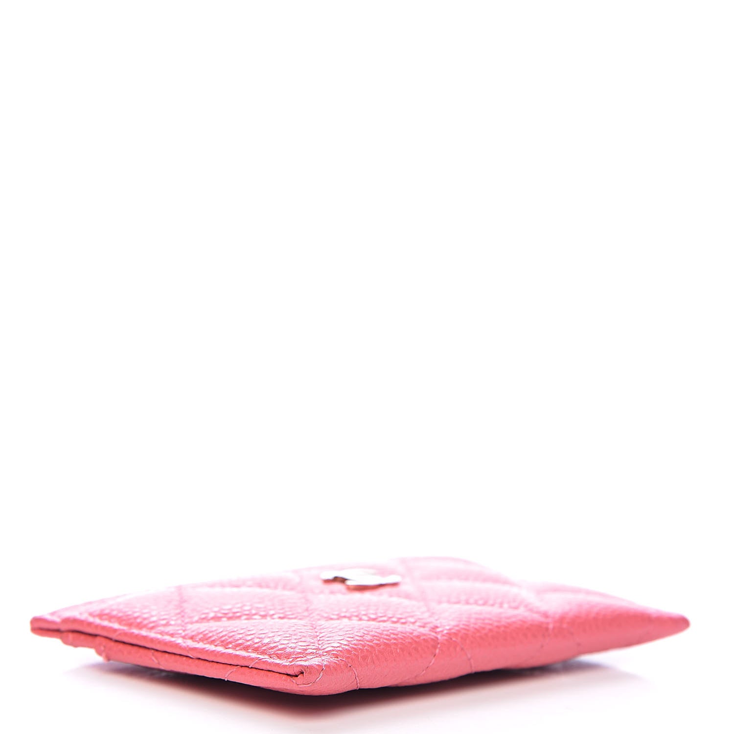 Chanel Caviar Quilted Card Holder Pink 4 of 8