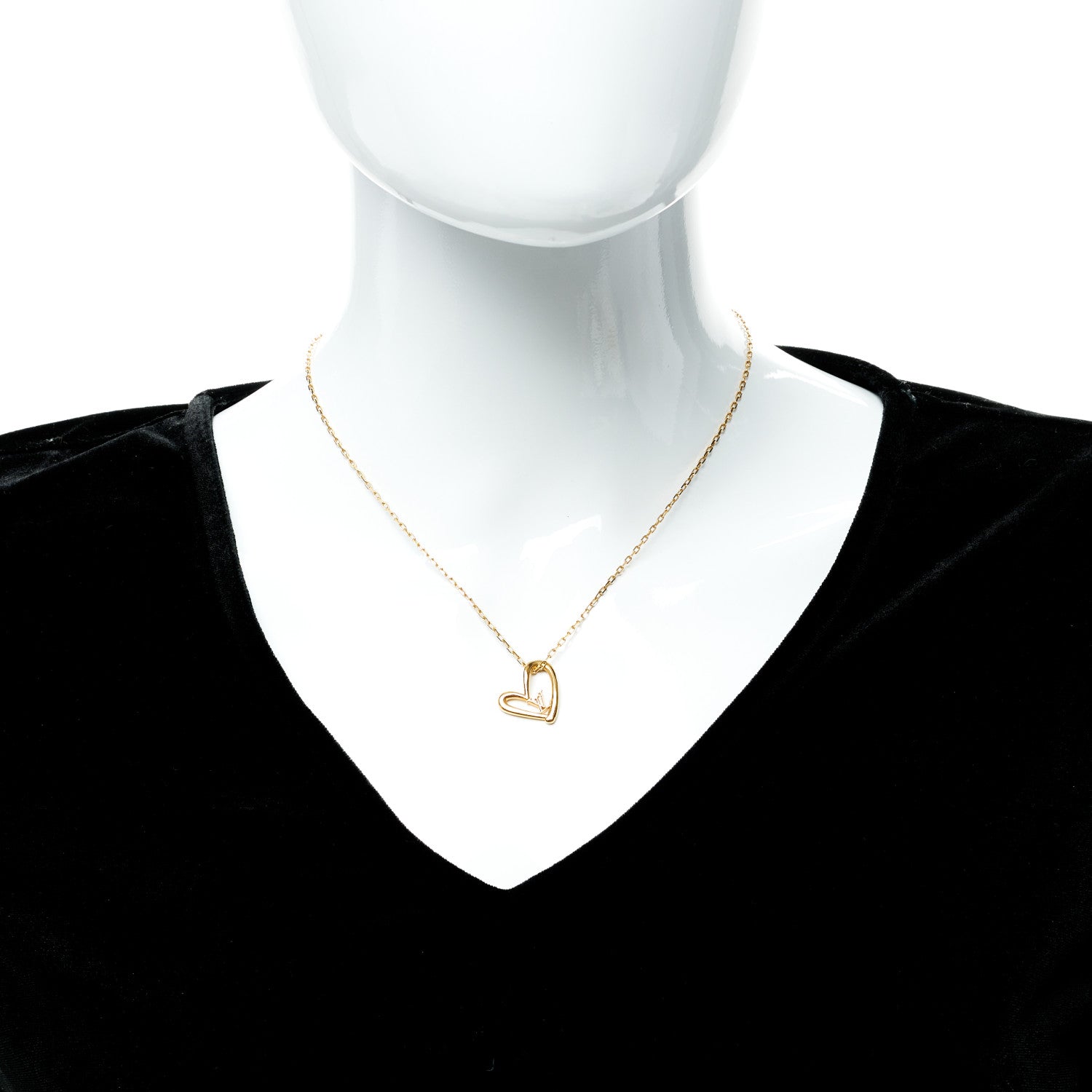 Louis Vuitton Metal Fall In Love Necklace 2 of 6