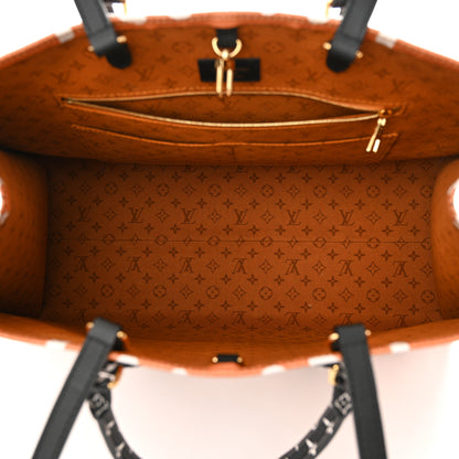 Louis Vuitton Monogram Giant Crafty Onthego GM Crème Caramel 4 of 8