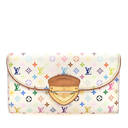 Louis Vuitton Monogram Multicolor Eugenie Wallet White Litchi 1 of 7
