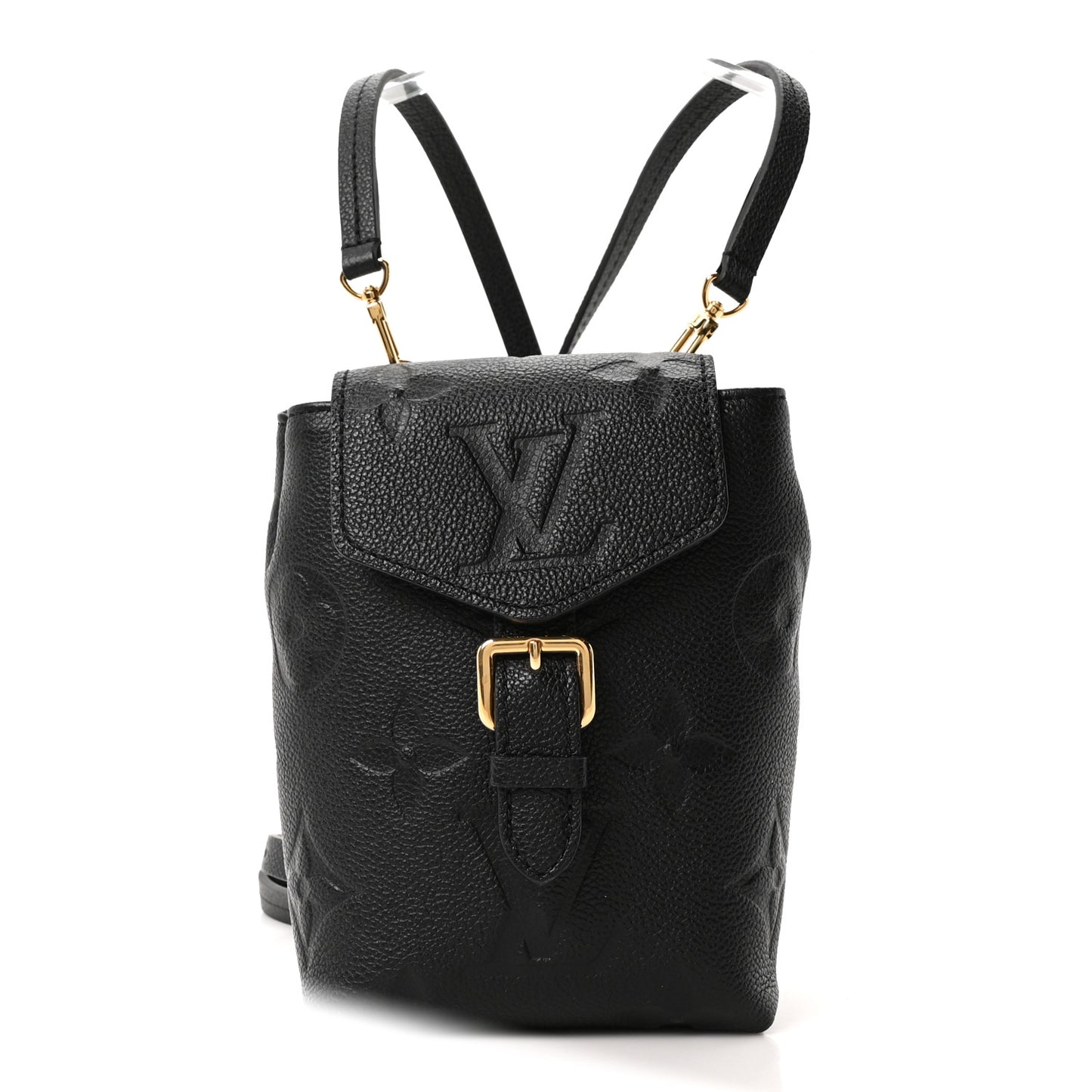 Empreinte Monogram Giant Tiny Backpack Black