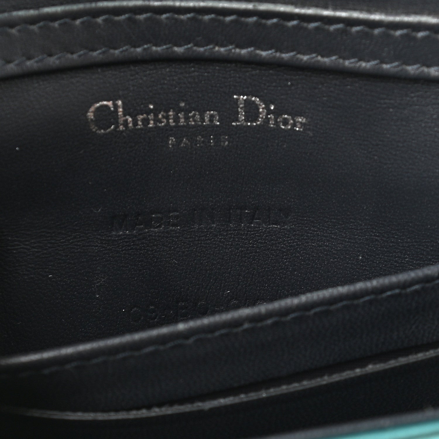 Christian Dior Metallic Patent Micro-Cannage Baby Diorama Flap Bag Green 7 of 13