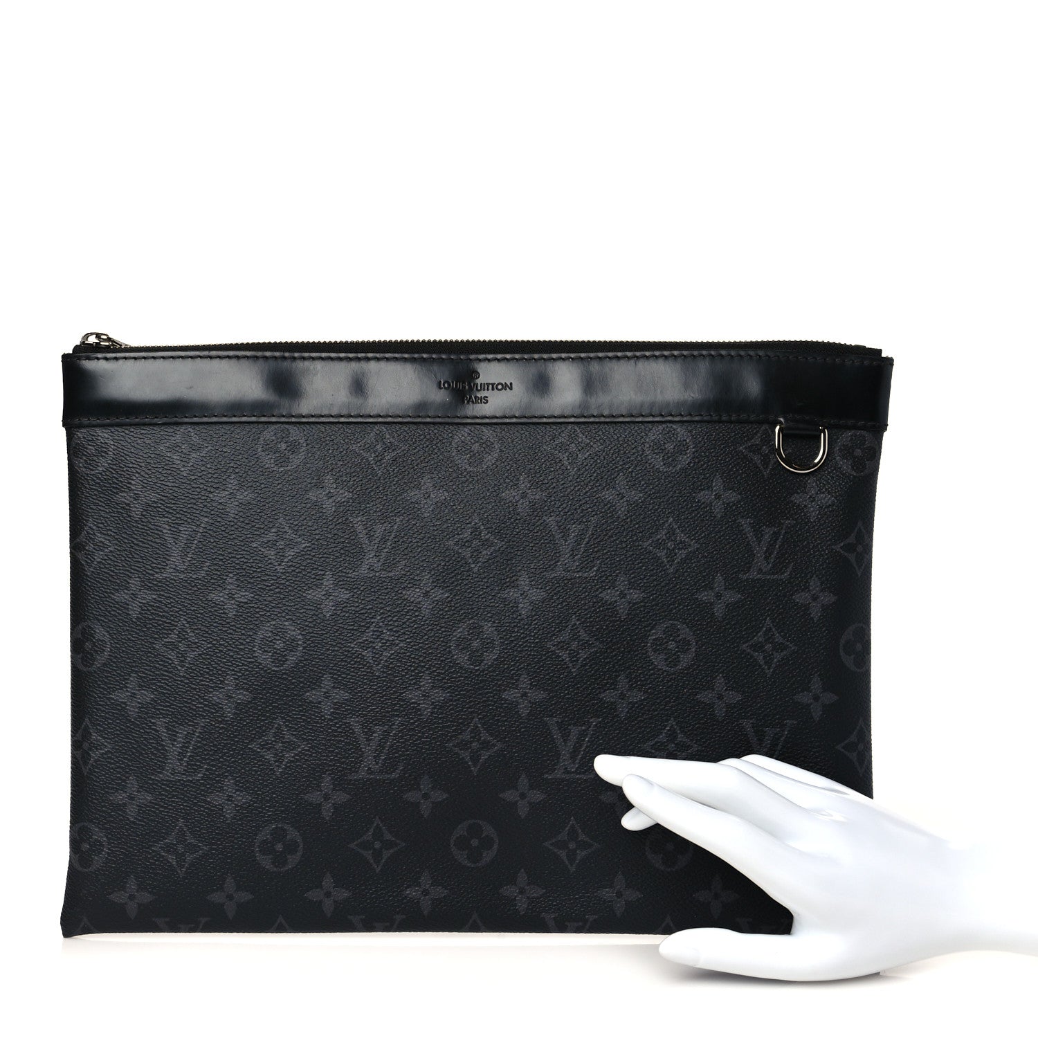 Louis Vuitton Monogram Eclipse Discovery Pochette GM 2 of 8