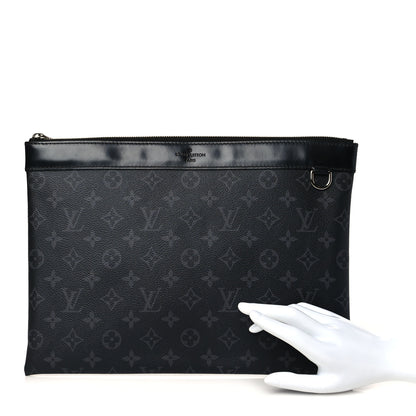 Louis Vuitton Monogram Eclipse Discovery Pochette GM 2 of 8