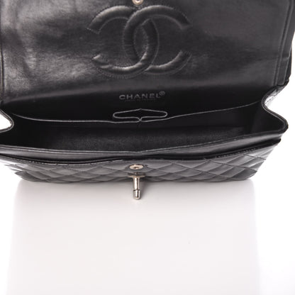 Chanel Patent Quilted Medium Double Flap Black 6 of 12
