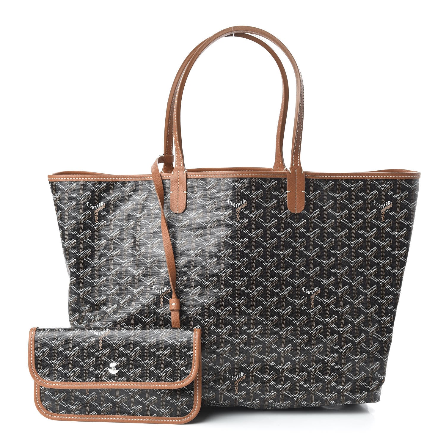 Goyard Goyardine Saint Louis PM Black Gold 1 of 8
