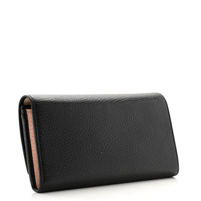 Gucci Calfskin Garden Continental Wallet Black 3 of 10
