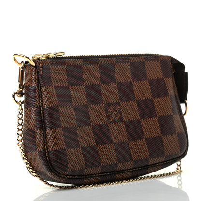 Louis Vuitton Damier Ebene Mini Pochette Accessories 3 of 8