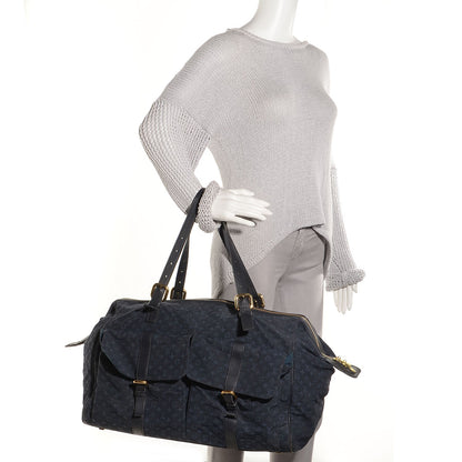 Louis Vuitton Monogram Mini Louise Blue 2 of 7
