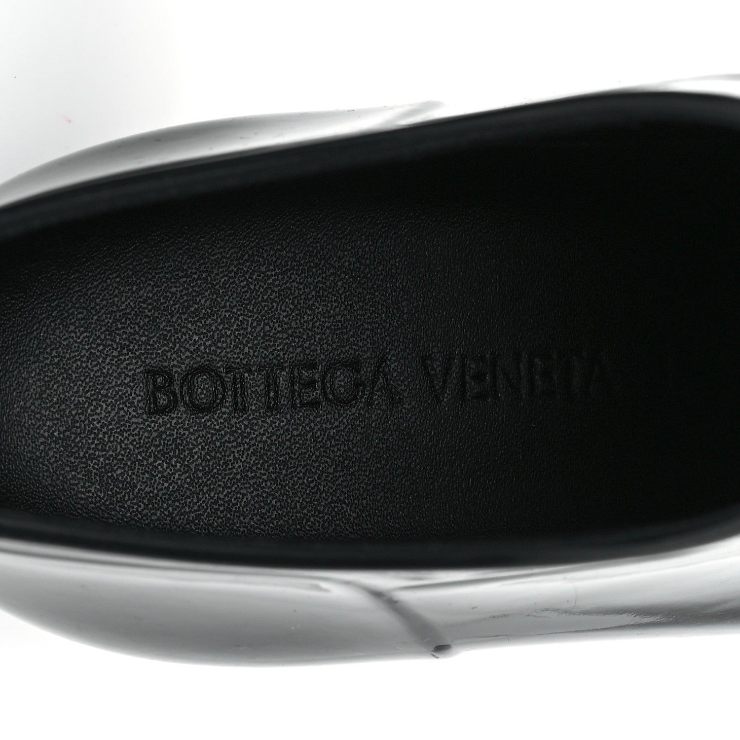 Bottega Veneta Rubber Shine Ankle Boots 37 Black 8 of 9