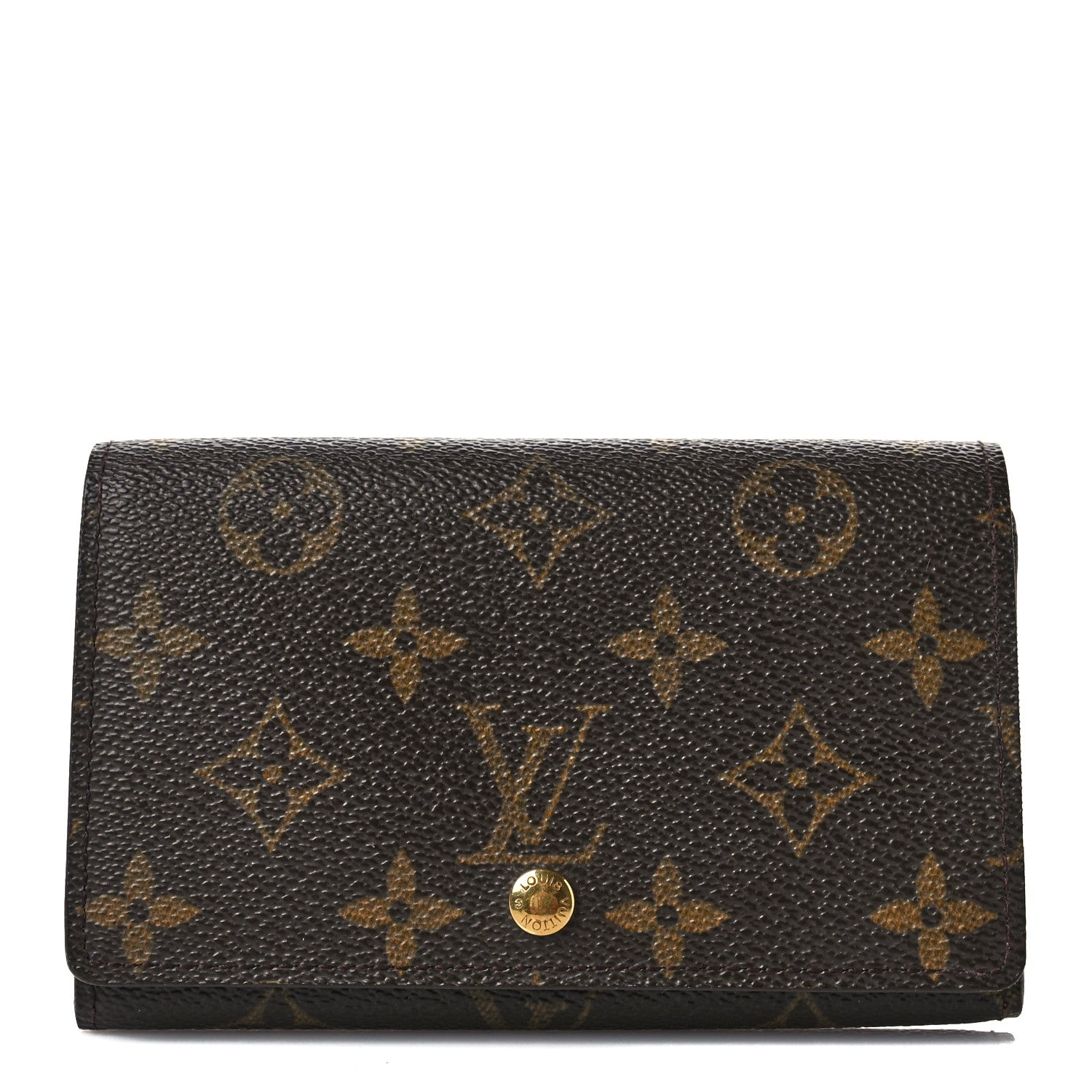 Louis Vuitton Monogram Porte-Monnaie Tresor Wallet 1 of 6