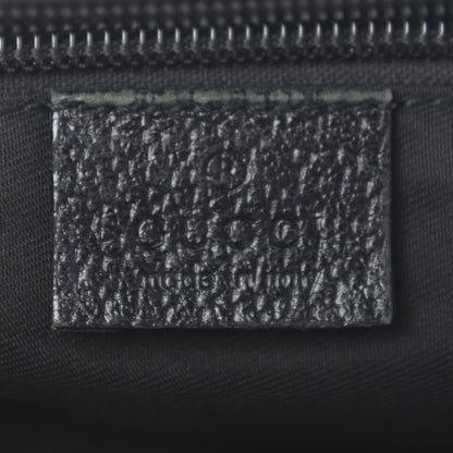 Gucci Monogram Web Medium Half Moon Hobo Black 6 of 10
