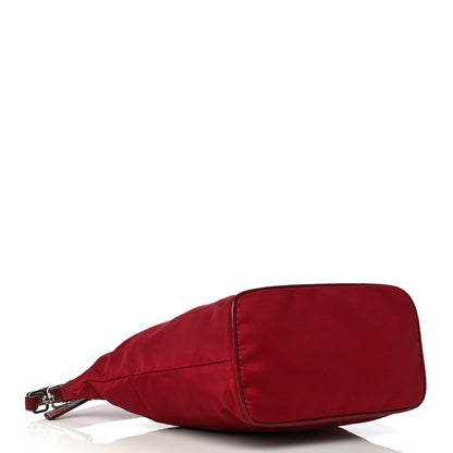 Prada Tessuto Nylon Small Shoulder Bag Red 3 of 16