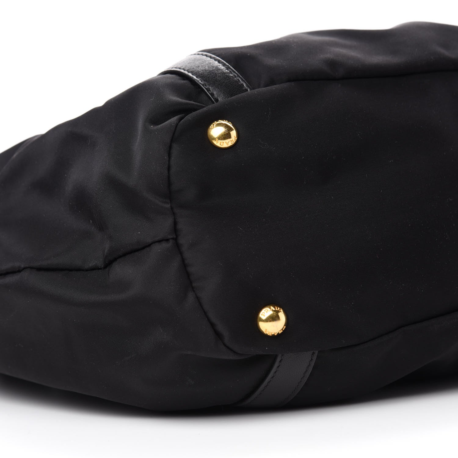 Prada Tessuto Nylon Jacquard Logo Tote Black 6 of 11