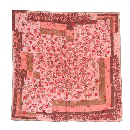 Louis Vuitton Silk Monogram Arty Square Scarf Pale Pink 2 of 5
