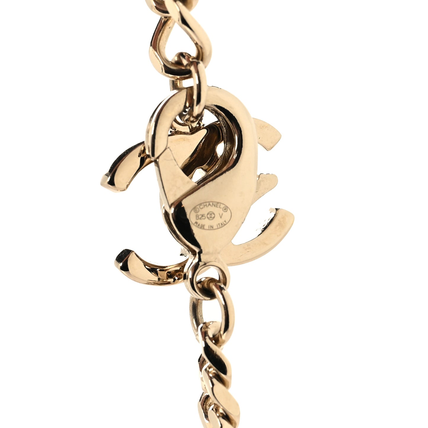 Crystal Chain CC Choker Gold Silver