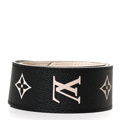 Louis Vuitton Empreinte Monogram Bandouliere Shoulder Strap Black Beige 2 of 4