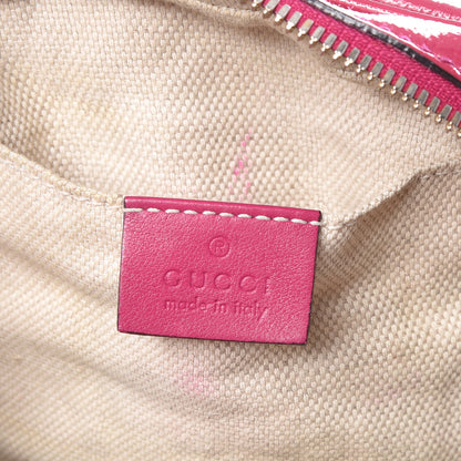 Gucci Soft Patent Small Soho Disco Bag Bright Bougainvillea 5 of 12