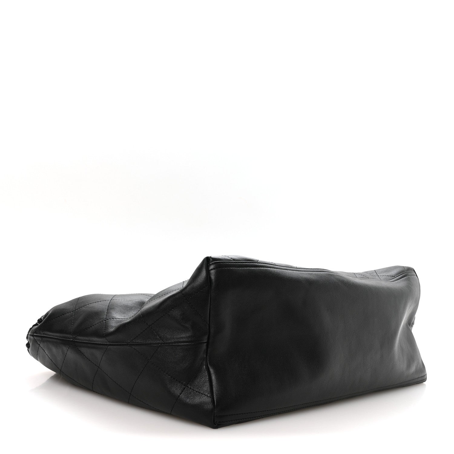 Chanel Lambskin Quilted Neo Cabas Shopping Tote Black 5 of 11