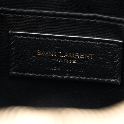 Saint Laurent Calfskin Matelasse Monogram Lou Camera Bag Dusty Grey 6 of 10
