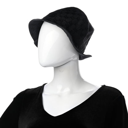 Gucci GG Monogram Bucket Hat S Black 2 of 9
