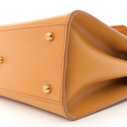 Dolce & Gabbana DOLCE GABBANA Vitello Morbido Small Sicily 62 Bag Light Brown 11 of 11