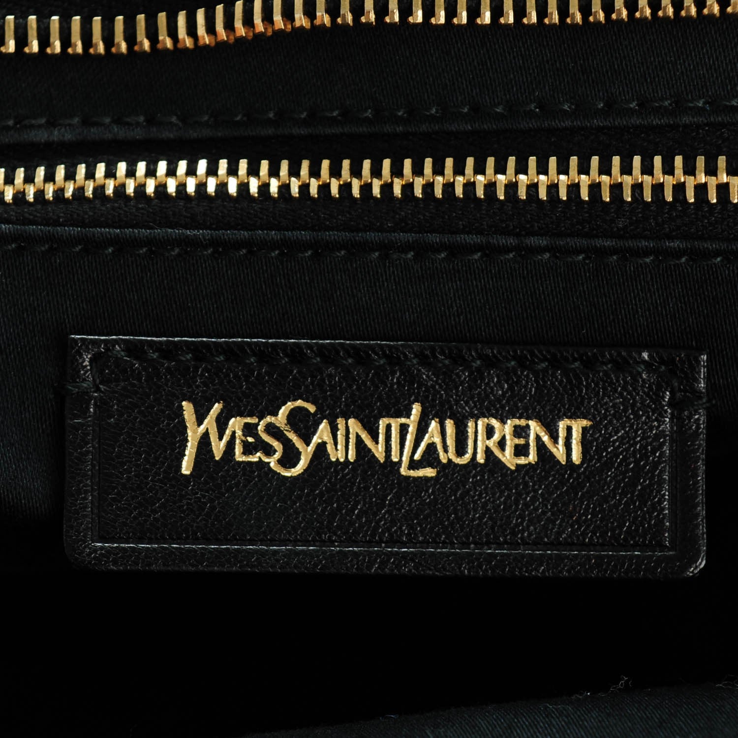 Saint Laurent Sheepskin Small Cabas ChYc Black 6 of 7