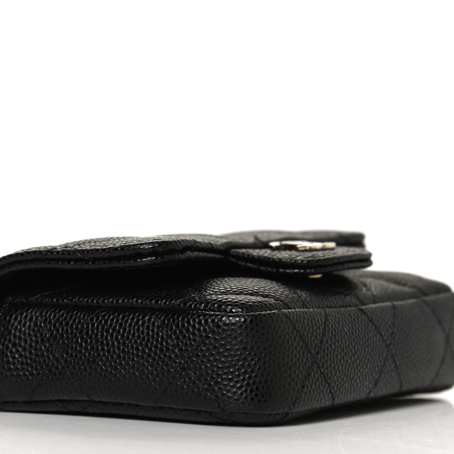 Chanel Caviar Quilted Mini Chain Belt Bag Black 10 of 12