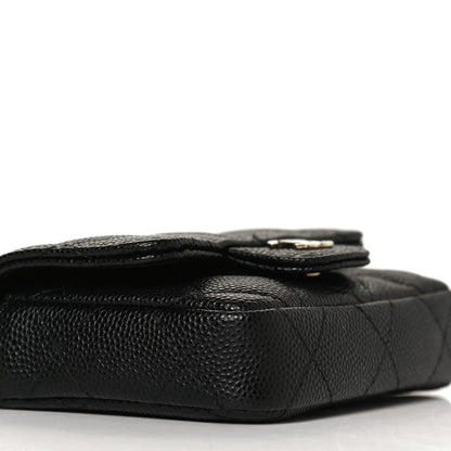 Chanel Caviar Quilted Mini Chain Belt Bag Black 10 of 12