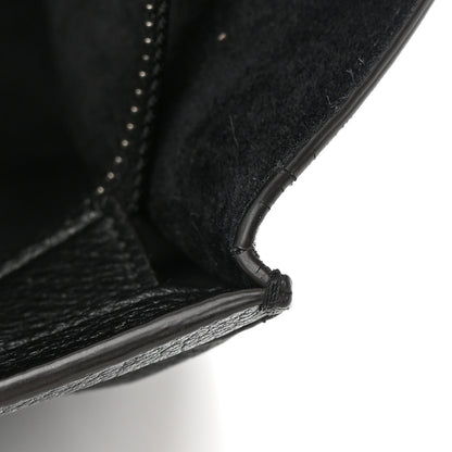 Celine Drummed Calfskin Mini Luggage Black 15 of 18