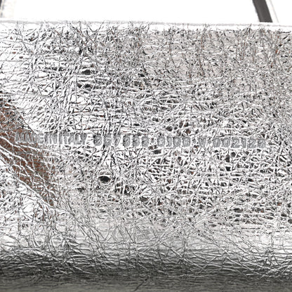 Balenciaga Metallic Calfskin Papier Mini A4 Tote Silver 8 of 11