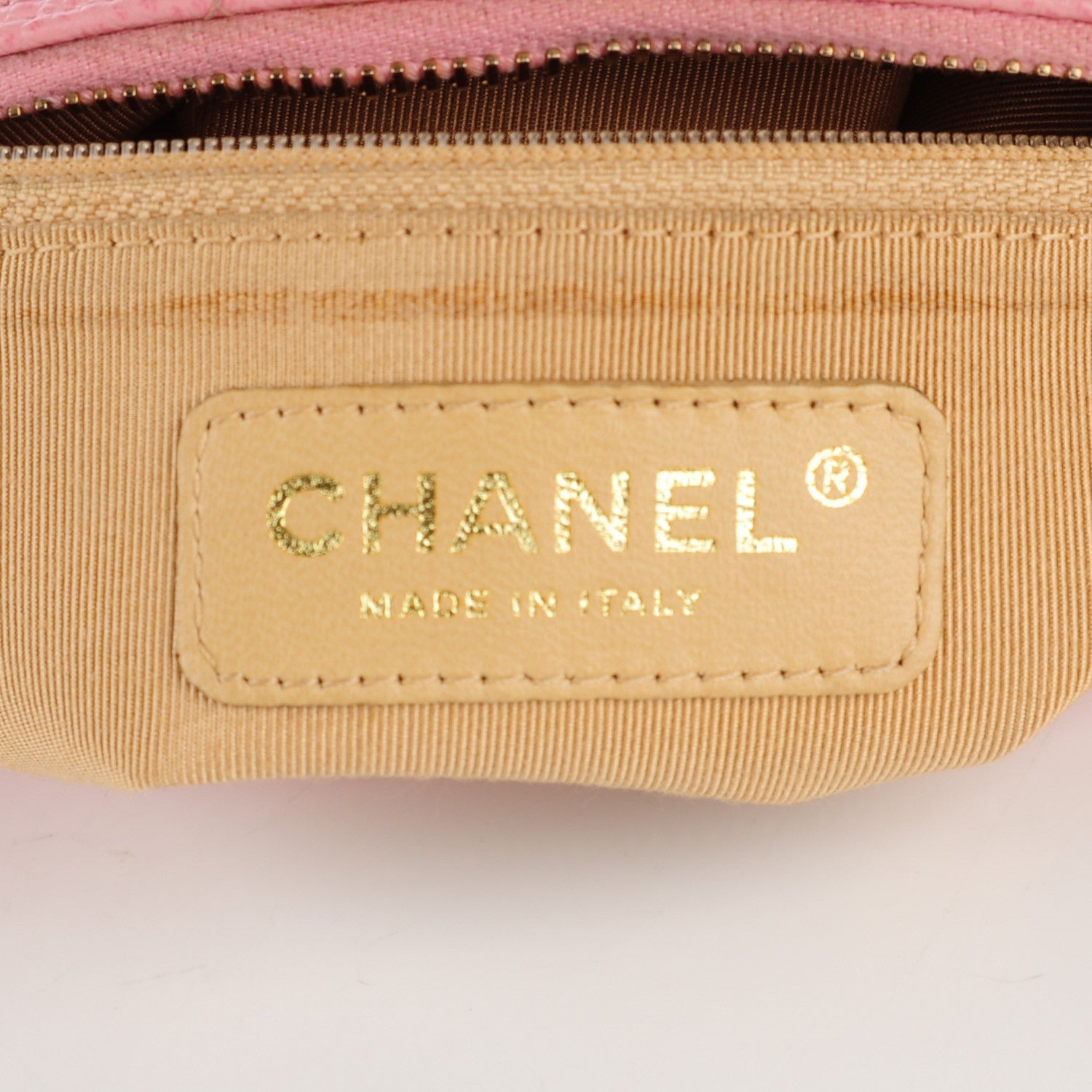 Chanel Caviar Quilted Pochette Pink 6 of 8
