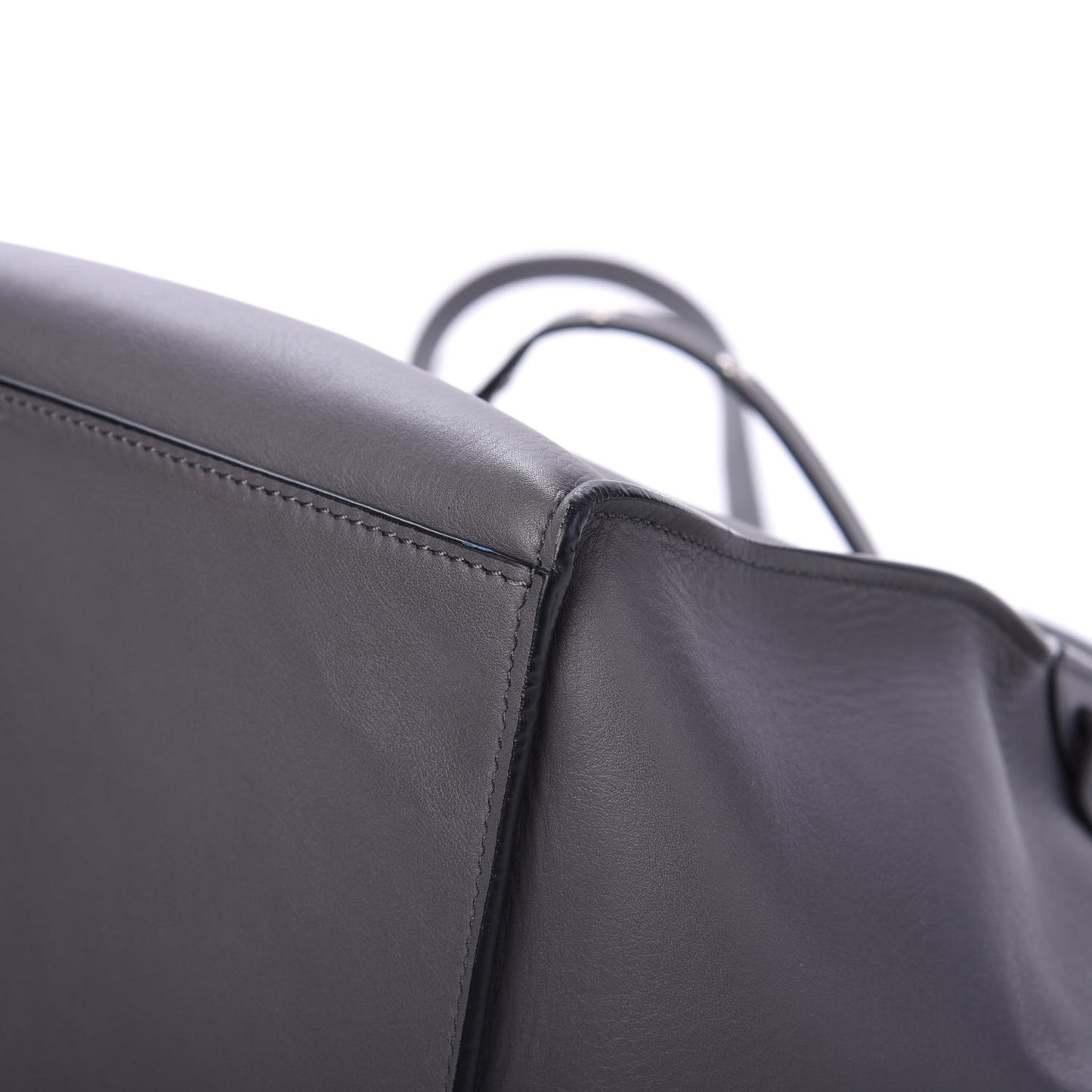 Supple Calfskin Small Big Bag Medium Grey